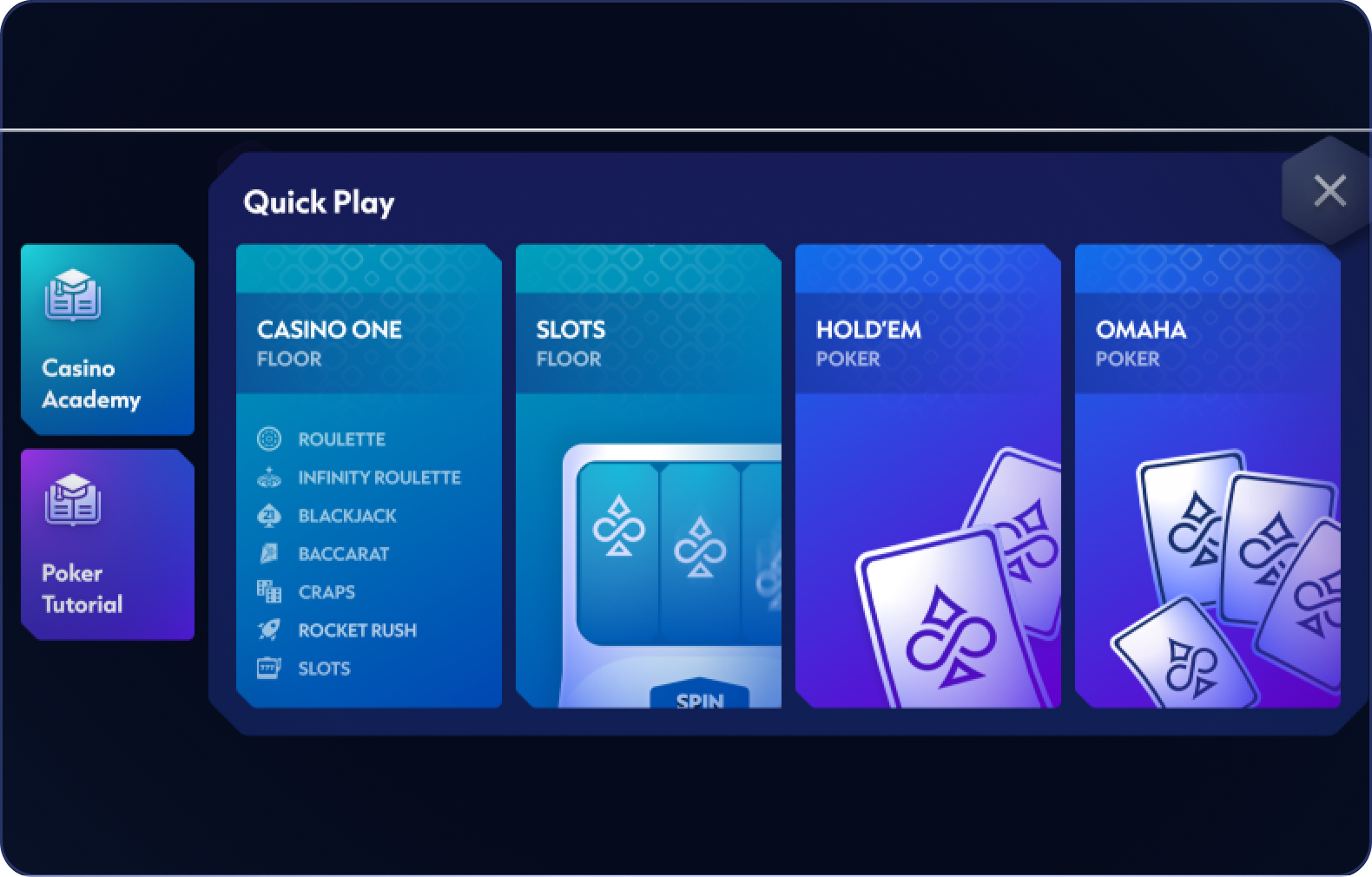 Mobile play interface adapting game navigation for touch input.